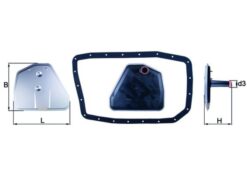 Otomatık Sanzıman Yagı Fıltre Setı Bmw E65 E66 E67 E83 E53 E70 E71 E72 - 24117543550