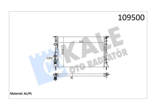 Radyatör Mgn 1.6i-2.0i 96-99 -2.0i 99 Scenıc I 1.9dtı-dcı 99-03 Klimasız Mek 570x358x22 - 7702258283-7700838135-7700437266