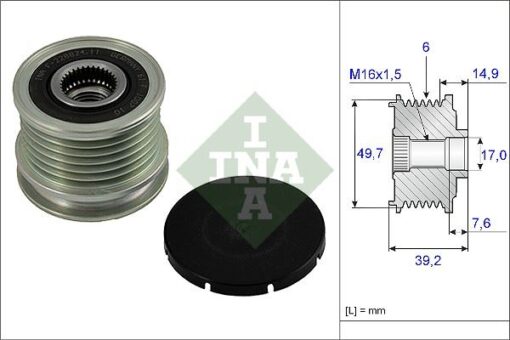 Alternator Kasnagı Mercedes W202 W210 W638 B901 B904 - A6111500160