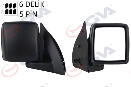 Dış Dikiz Aynası Sağ Combo C 01 Elektrikli Isıtmalı Konveks 5 Fiş Vm-965ehr - 6428193