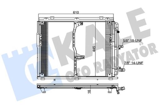 Klıma Radyatoru Mercedes S-class W140 91 98 - A1408300870