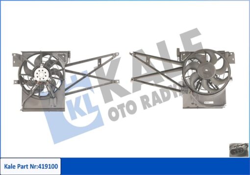 Klima Fan Motoru Komple Davlumbazlı Vectra B 1.6-1.8-2.0-2.5 120w-310mm - 52464704-1341262-1341155-52464739
