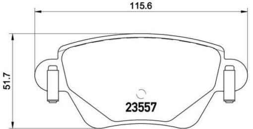Arka Balata Renault Kangoo 01 Ford Mondeo 00 07 Jaguar X-type 01 09 - 7701207187-1S712M008AD-WVA23557