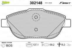 Ön Fren Balatası Corsa F 19 Crossland 17 Mokka 20 C3 Iı-ııı-aırcross 09 C4 14 208 19 2008 19 Ds3 15 15 İnç 283mm - 9866880680-1647863580-1617293780