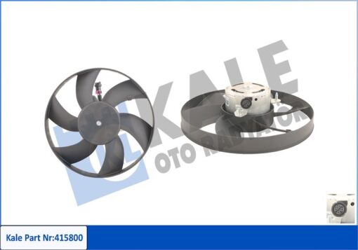 Fan Motoru Sol Seat Cordoba-ıbıza Iı-ınca-vw Caddy Iı-polo 250w-300mm - 6K0959455A