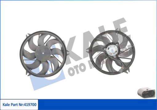 Fan Motoru Davlumbazlı P206 1.1-1.4-1.4-1.6-2.0 16v-1.6hdı-2.0hdı 98 160w-380mm - 1253.91-1253.92-1254.80