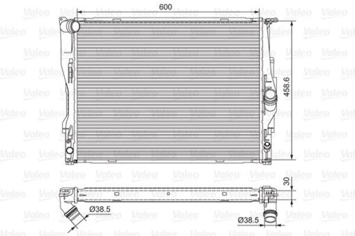Motor Su Radyatoru Bmw N45 N46 E81 E82 E87 E88 E90 E91 E92 E93 E84 Manuel Sanzıman - 17117553111