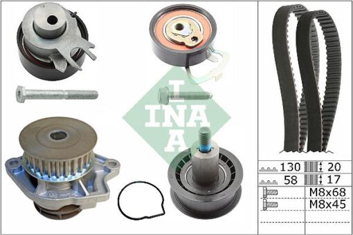 Devirdaimli Triger Seti Golf-bora-caddyıı-ııı-golf Iv-polo-octavıa 1.4-1.6 16v Afy-afk 5parça - 036198119C