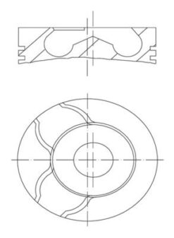 Piston Segman 0.60 85.60mm P206-p306-p307-p406-p607-boxer-partner-expert-jumpy-c4-c5 2.0hdı-2.0jtd Pkw-rhz-rhy-dw10ated - 0628.N3