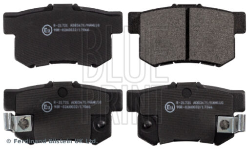 Arka Fren Balata Honda Cıvıc 1.6l D16 Vtec Vtı 01-05 / 1.4l 1.6l 96-01 / 1.6l R16a2 Vtec Sedan 06- / Accord 2.0l F20 90-98 / Legend 3.2l 91-96 / Suzukı Sx4 1.6l M16a Rw416 05- - 43022S5AJ00-43022S6DE50-43022S2A000