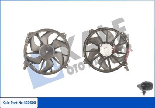 Fan Motoru C5 Em-c8-p807-expert Iıı-jumpy Iıı 1.6 Hdı-2.0 Hdı 370w-385mm - 1253.Q8-1250.G1-1250.G2-1250.G4