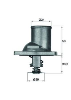Termostat 92 Vectra A Omega A Kadett E Calıbra A Frontera B Ascona C - 95517662-90232012-1338867-1338043