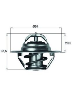 Termostat 83c A4-a5-a6-polo Demir Caga-caha-cagb-cagc-bby-bky-bbz - 032121110F-032121121G