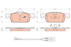 Ön Fren Balatası Peugeot P508 10 18 1.6 Vtı 1.6 Thp 1.6hdı 2.0hdı 2.2hdı 283mm Cap - 4254.A6-1647863080-1647863180