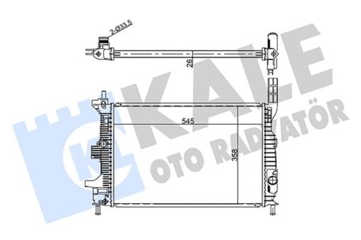 Motor Su Radyator Focus Iıı 13 Transıt Connect 14 1.0 Ecoboost - CV618005VC-CV618005VB CV618005VA