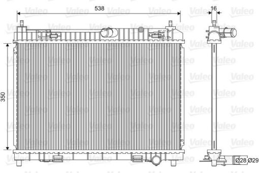 Motor Su Radyatoru Fıesta 1.25 16v 1.4 16v 08 B Max 1.4 16v 12 350 558 18 - 8V518005BE-8V518005BC-1548603