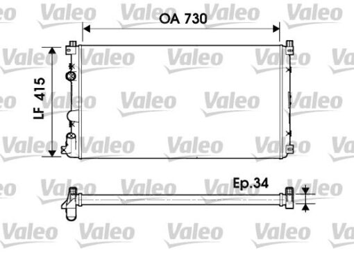 Radyatör Master Iı-movano 01 2.5dcı G9u Ac Klimasız Mek 730x414.5x34 - 7701057119-4414972-2140000QAJ
