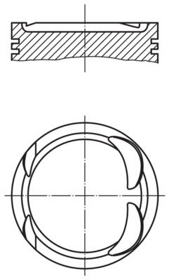 Piston M.benz C200 C204 C250 E200 Cgı E250 82mm