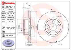 Fren Dıskı On Bmw X3 F25 X4 F26 - 34106787490-34106879122