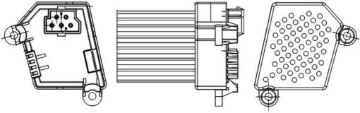 Klıma Kalorıfer Rezıstansı Bmw E39 E46 E83 E53 99 06 - 64116923204-JGO000020-JGO000021