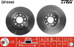 Arka Fren Aynası Alfa Romeo 147 03 156 02 Gt 03 - 46469908-46542702