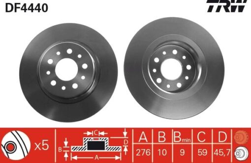 Arka Fren Aynası Alfa Romeo 147 03 156 02 Gt 03 - 46469908-46542702