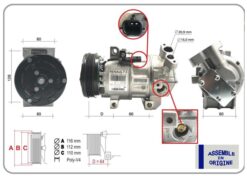 Klima Kompresörü Sıfır Ürün Renault Symbol Iıı 14 Dacıa Sandero Iı 12 Logan Mcv Logan Iı 12 0.9 Tce 1.2 - 926006775R-926005314R