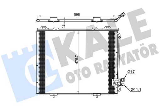 Klıma Radyatoru Mercedes E-class W210 96 02 - A2108300270