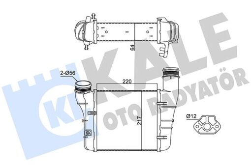 İntercooler A4-seat Exeo-exeo St 2.0 Tdı-2.0 Tfsı 00 - 8E0145805AA-8E0145805T