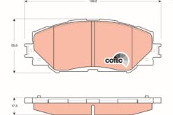 Ön Fren Balata Toyota Aurıs. Corolla 1.6l 1zr-fe Zre151 07-11 / 1.33l 1nr-fe Nre150 6 Vites 10-12 - 0446542160-0446512610-0446502220