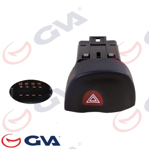 Dörtlü Flaşör Renault Megane I 8 Fiş - 7700435867