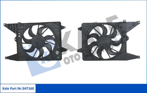Fan Motoru Davlumbazlı Komple Dacıa Logan-sandero 1.5 Dci Euro5 - 214814342R