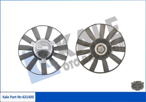 Fan Motoru Pervaneli Volkswagen Golf Iıı-vento 250-200-120w-303mm Davlumbaz Yok - 1H0959455AD-1H0959455T-1H0959455S