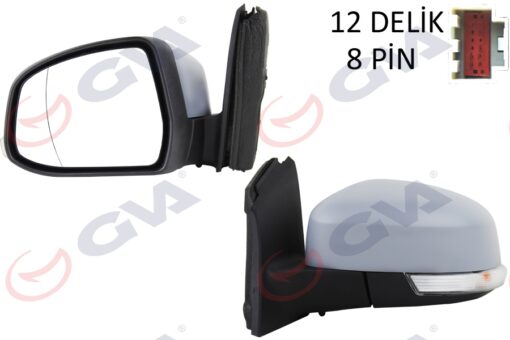 Dış Dikiz Aynası Sol Focus Iıı 11 17 Elektrikli Isıtmalı Sinyalli Astarlı Asferik Vm-6322ehpal - BM5117683JG-1733338
