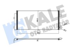 Kondenser Chevrolet Aveo Kondenser Al/brz 650x306x16 - 95328644-96943763