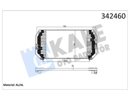 Klima Kondenseri Toyota Carına E - Saloon-sportswagon Al-al - 8846020370-8846020380