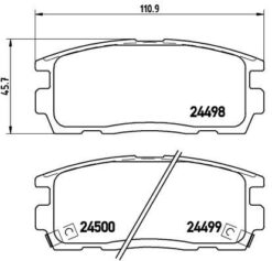 Arka Balata Antara 2.4-3.2 V6-2.0 Cdtı 5.06 10 Captiva 2.0d 2.2d 2.4 3.0 3.2 06.06 11 - 95599731-96626076-1605123-WVA24498
