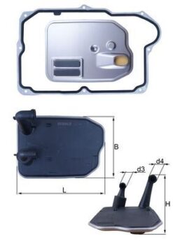 Otomatık Sanzıman Yagı Fıltre Setı Mercedes W176 W177 W246 W247 C117 C118 X156 - A2463772400-A2463710780