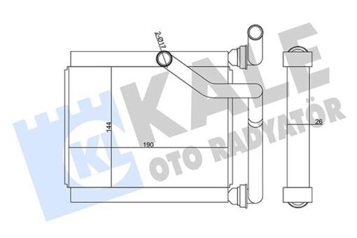 Kalorifer Radyatörü Honda Jazz 1.4l L13a1 Gd1 02-07 - Aleminyum - 79110SAAG02