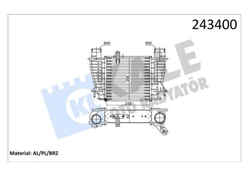 Turbo Radyatörü Intercooler Clıo Iıı 1.5 Dcı Al Pl Al Pl Sistem - 8200754610