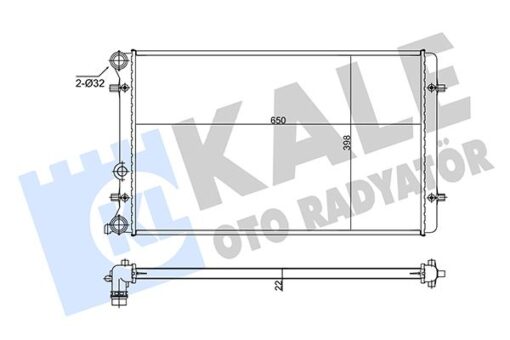 Su Radyatörü Audı A3-tt-seat Leon-toledo Iı-skoda Octavıa I-vw Bora-golf Iv 1.6 1.8t 1.9tdı 98 Mt Ac Nac Brazıng 650x398x22 1j0121253j-1j0121253n-1j0121253q-1j0121253at-1j0121253r - 1J0121253P-1J0121253AD-1J0121253H