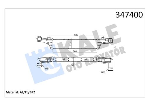 Turbosarj Radyatoru Mercedes E-class W210 S210 - A2105000400