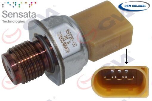 Yakıt Basınç Sensörü 3 Fiş Polo-passat-golf6-caddy-a3 Cay-bkp-bkd 1.6/2.0tdı - 03L906054A-03L906051-03L906054