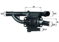 Termostat Yuvası Komple Peugeot 206-207-307-308-407-1007-3008-5008-partner Tepe-c2-c3-c4-c5 Iı Focus Iıı 11 1.6 Tdcı Courıer 14 1.5-1.6 Tdcı Fıesta 08 17 1.5 Tdcı B-max 14 - 1336.AF-9M5Q8A586BA-1675627