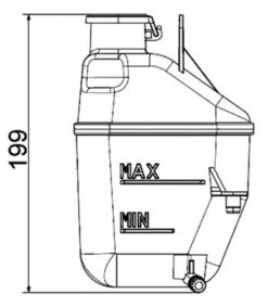 Radyator Yedek Su Deposu Mını R50 R52 R53 - 17107509071