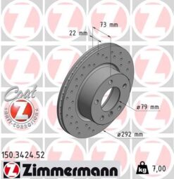 Fren Dıskı On Bmw E81 E82 E87 E88 E90 Havalı Delıklı - 34116854997