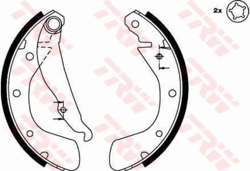 Arka Pabuç Balata Corsa B 3.93-9.00 Corsa C 00-12.09 Tıgra 94-00 Astra F 92-9.98 200x28 - 1605952-1605041-1605052