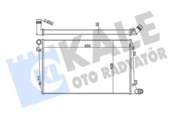 Su Radyatörü Audı A3-seat Altea-leon-toledo Iıı-skoda Octavıa Iı-superb Iı-vw Caddy Iıı-golf V-jetta Iıı-passat-touran 1.9/2.0tdı 04-13 Mt Ac Nac Brazıng 650x438x32 1k0121251an-3c0121253ak - 1K0121251DP-1K0121251BL-1K0121251AL
