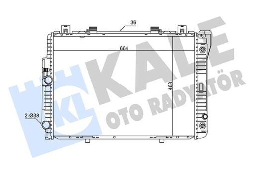 Motor Su Radyatoru Mercedes S-class W140 91 98 - A1405000303