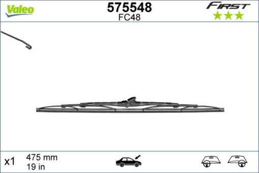 Silecek Süpürgesi 48cm X1 Normal Tip First Üniversal - NGR4651-NGR4651-NGR465
